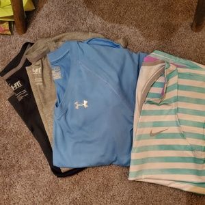 NIKE and Underarmour Shirts